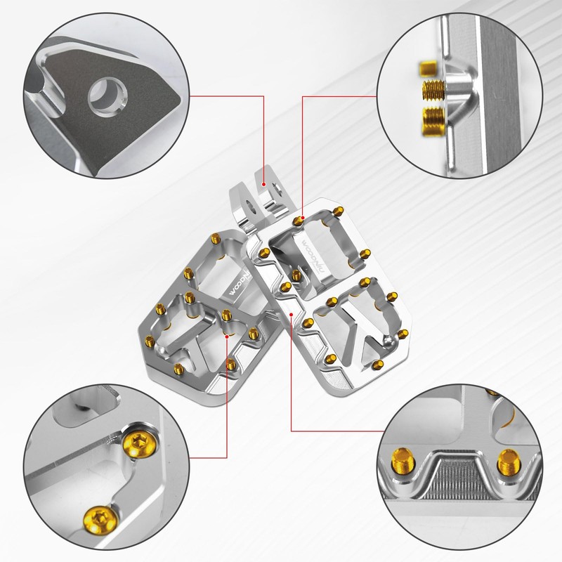 Dirt Bike Wide Non Slip Foot Pegs for Surron Light