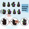 JarThenaAMCS 120Pcs Winter Snowman Scratch Paper Rainbow DIY Scratch Art