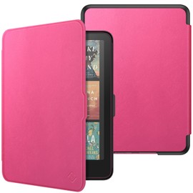 Fintie Case for 7 Inch Kindle Paperwhite (12th Generation) - 2025/2024, Lightweight Protective Case with Auto Sleep/Wake for Kindle Colorsoft/Paperwhite Signature Edition, Pink