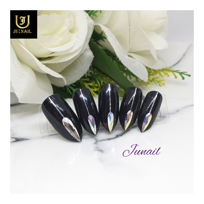  No.1201 Handmade Nail Tips - Long Stiletto / No.1201