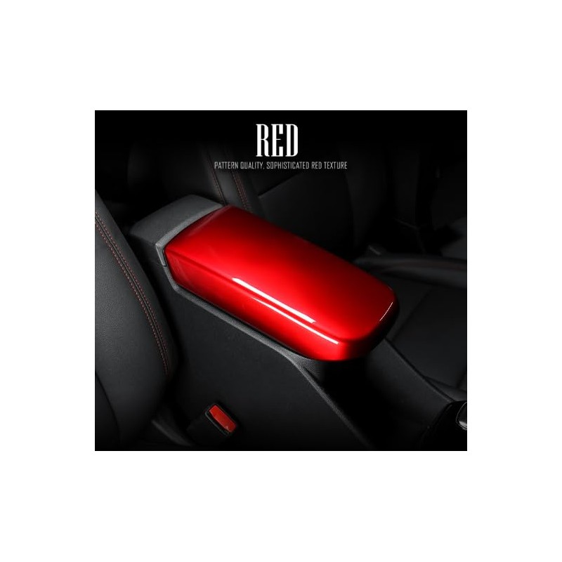 YOUTOOCAR Red Central Console Armrest Panel Cover Compatible with Chevy