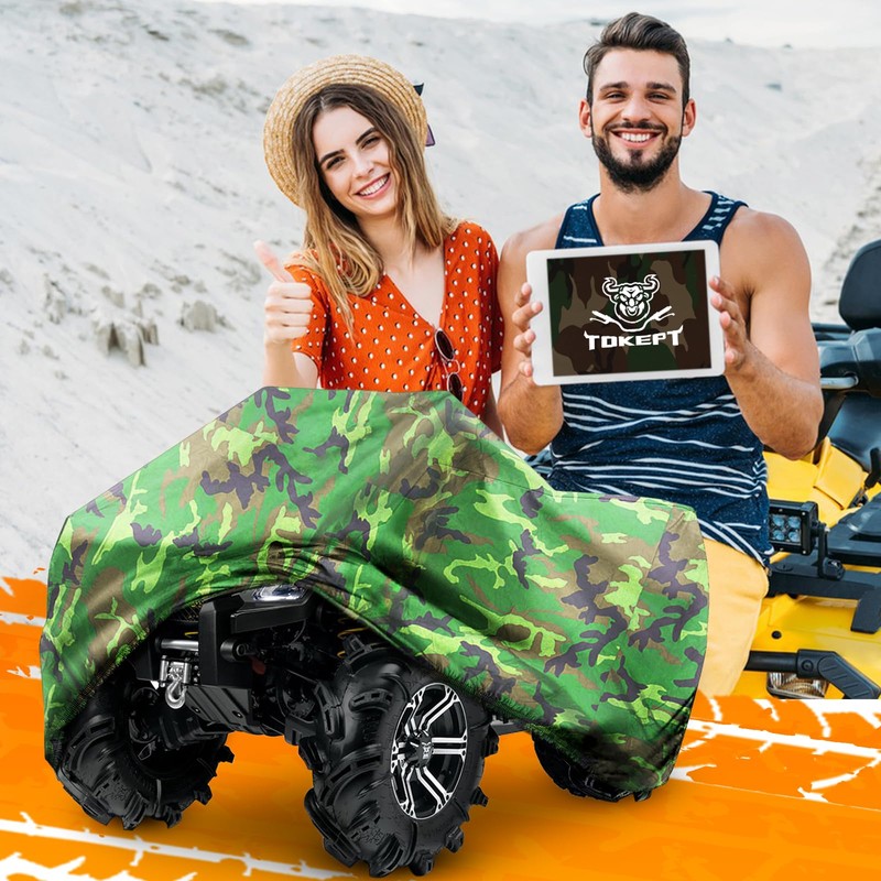 Tokept ATV Cover Waterproof Heavy Duty 4 Wheeler Cover Quad