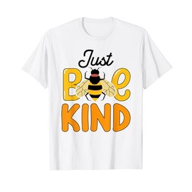 Just Bee Kind Animal Lovers Happy Spring Bugs Bees Fun Woman T-Shirt