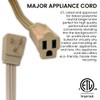 Go Green Power Inc. 6ft Heavy Duty Appliance Cord, Beige
