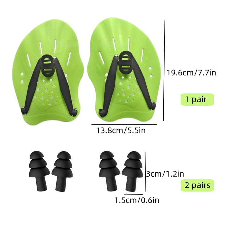 LIANRISES Hand Paddles For Swimming Training For Hands Adults Kids,