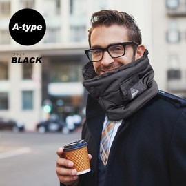 White Field Design Inner Bore, Snap Button, Pockets, Open Front, Padding, Neck Warmer, Outdoors, Thermal, Cold Protection, Winter, Sports, Men's, Women's, Unisex, Military Fishing, Type A Black