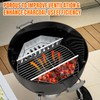 only fire 2Pcs Charcoal Basket Charcoal Briquet Holder BBQ Grilling