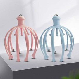 Onoclun [오너클랜]롤러 두피 지압기 안마기 케어 머리 마사지 지압용 Onurclan Roller Scalp Massager Hair Care Head Massage Acupressure Tool [Random]