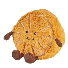 Warmies Plush Orange Microwavable Weighted Teddy with French Lavender Scent, Hot or Cold for Cool Relaxation and Warm Relief