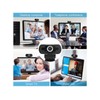J41S Webcam with Microphone,1080P video camera with microphone USB Computer