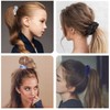 Satin Hair Scrunchies, 5 Packs Hair Scrunchies for Frizz Preventio,