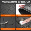 powoq Backrest Mat Compatible with 2017-2025 Mazda CX-5 Cargo Liner