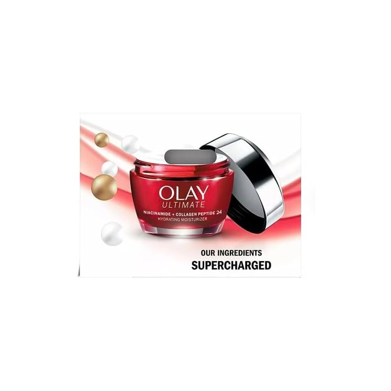 Olay- Crema hidratante Ultimate Niacinamide + Collagen Peptide 24 (1,7
