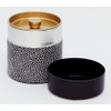 Kotodo Takahashi Seisakusho Tea Caddy KuroTO Komon Flat 3.5 oz