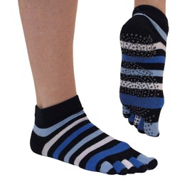 TOETOE - Women, Men Yoga&Pilates Anti-Slip Sole Trainer Cotton Seamless Breathable Toe Socks (1 Pair)