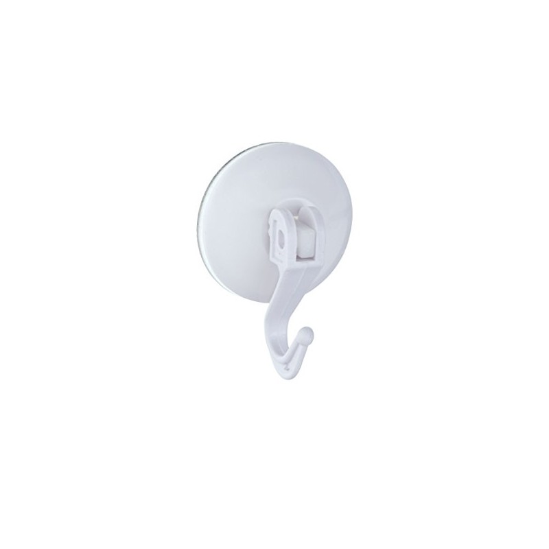 Wenko 4428010100 Lever Suction Hooks Set of 2, Plastic, 4.7