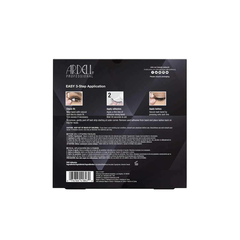 ARDELL Professional Glam Lash Collection, Variety Pack 10 Artificial Eyelash