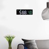 Sonómetro de pared, Decibelímetro digital 30-130dB Pantalla LED grande de