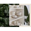 ONEMORE Ceramic Plates Set of 6, 8.5 inch Small Dinner