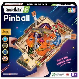 Smartivity DIY Pinball Machine for Kids 8-14 Years Old | Global Award Winning Arcade Game | Build Your Own Pinball I Birthday Gift for Smart Kids | STEM Toy for Boys & Girls