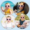 PANTIDE 2pcs Baby Sunglasses Flower Shaped Polarized Sunglasses with Adjustable
