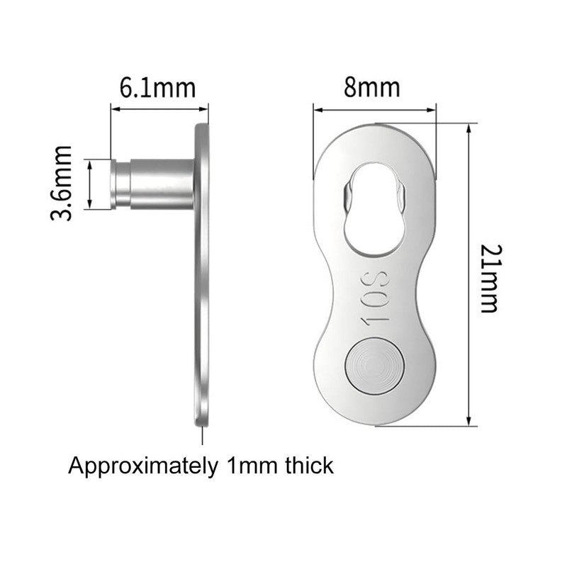 Bicycle Chain Link 10 Compartments, Steel Bicycle Chain Clasp Links,