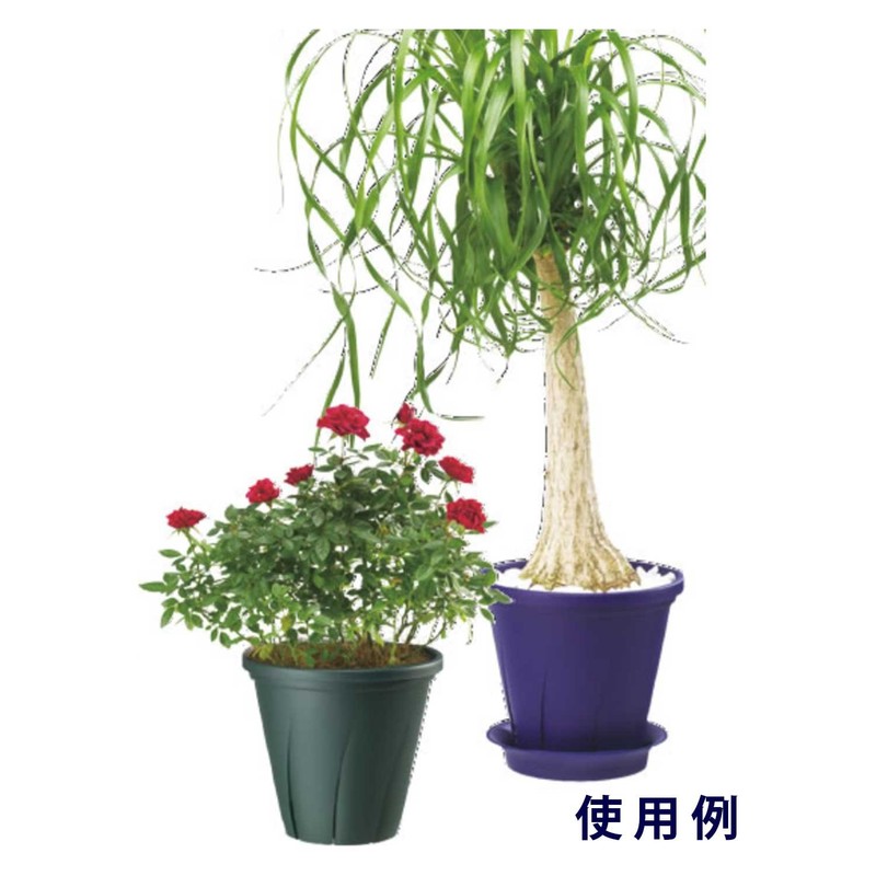 Yamato Plastic Root Beaning Pot, No. 7, 3L, White