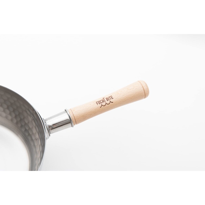 3-Layer Clad Snow Flat Pot, Large, 7.1 inches (18 cm)