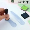 Guduling 13 Pcs Ink Blending Brushes,Flat Head Round Ink Blending