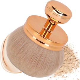 Large Self Tanning Brush,Sunscreen Applicator,Kabuki Blending Liquid Foundation Blush Brush for Body And Face Self Tan Bronzer Shimmer Glow Concealer Cream Powder Makeup Brushes(Rose Gold)