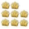 WHAMVOX 50pcs Wedding Favor Boxes Hollow Craft Paper Candy Boxes