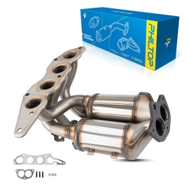 PHILTOP Front Catalytic Converter Compatible with 2004-2012 Galant 2.4L - Replace# 16417, 641527, 40617 Direct-Fit Stainless Steel (EPA Compliant)