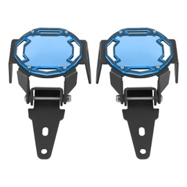 Majatou Motorcycle Fog Light Cover Motocycle Fog Light Guard Protector LED Lamp Guard for R1200GS R1250GS Adventure LC (Blue)