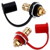 2Pcs 250A Battery Charging Jump Post Kit, 3/8" Stud Remote