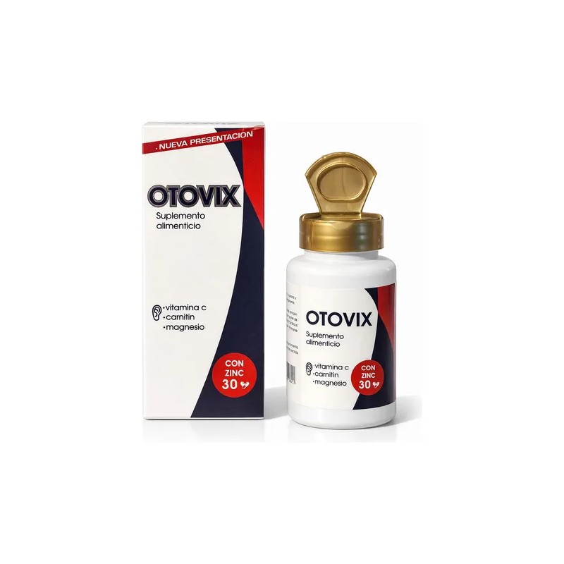 Otovix Para El Sistema Auditivo, Carnitina 30caps Suplemento Sabor Sin
