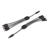 One Pair Solar Panel Adapter Y Branch 1 to 4