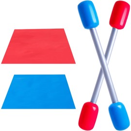 ASQzhuLIWing Inflatable Lawn Duelstick Game, Duelstick Gladiator Playset, Suitable for Party Activities, Beach, Outdoor, Garden