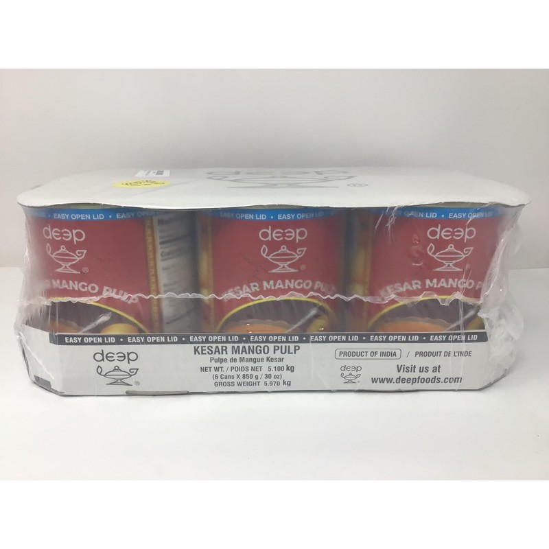 DEEP KESAR MANGO PULP (6 CANS)