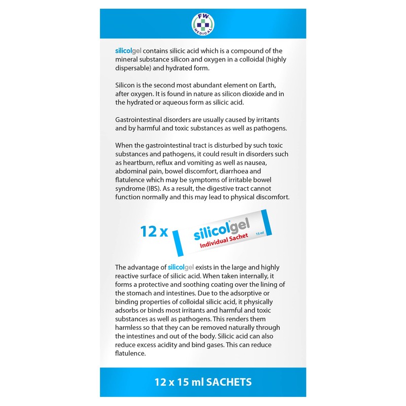 silicol Silicolgel Sachet 12 X 15 ml