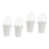 ORFOFE 2sets Outdoor Sturdy Plastic Decorative Flower Pot Lid Garden
