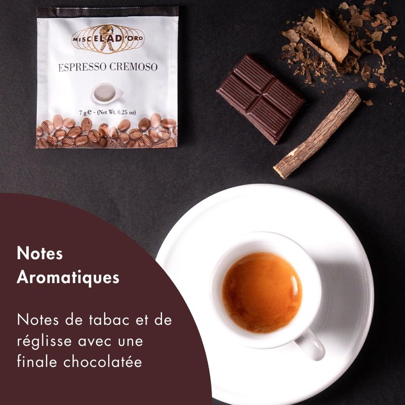 Miscela d'Oro Single Shot Espresso Cremoso Ground Pods, 150 pack