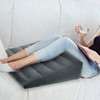 USHMA Inflatable Wedge Pillow, Portable Travel Wedge Pillow, Fast Inflation