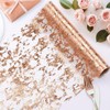 2Pcs Thin Metallic Mesh Table Runner Glitter Sequin Table Runners