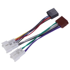 A ABSOPRO Stereo CD Player Radio Wiring Harness 14 Pin Wire Harness for Subaru 1987-up Plastic Metal Assorted Color