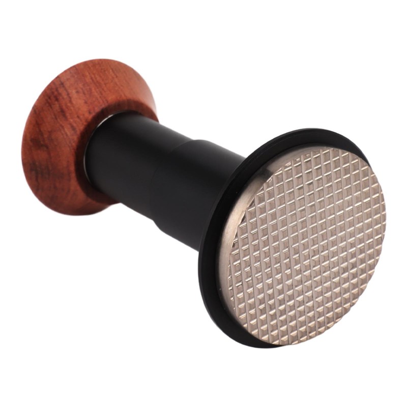 Coffee Tamper Spring Loaded Tamper Calibrated Coffee Tamper Wood Handle
