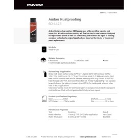 Transtar 4423 Amber Aerosol Rustproofing 14 Oz. Aerosol - FREE SHIPPING!