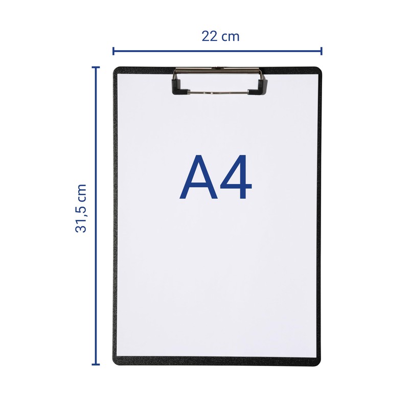 MAUL Clipboard A4 | PP Clipboard Folder in A4 Format