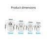 Oiieco 28-Piece Dowel Centring Point Set, Dowel Centring Tips, Dowel