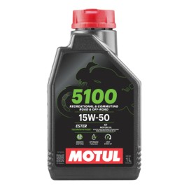 Aceite Moto 4t 5100 15w50 Semi Sintetico Motul 1l