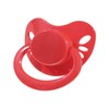 Landofgenie Adult Size Dummy Large Teat Shield Dummy Red